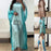 Ethnic Tribe Long Sleeve Printed Maxi Dress